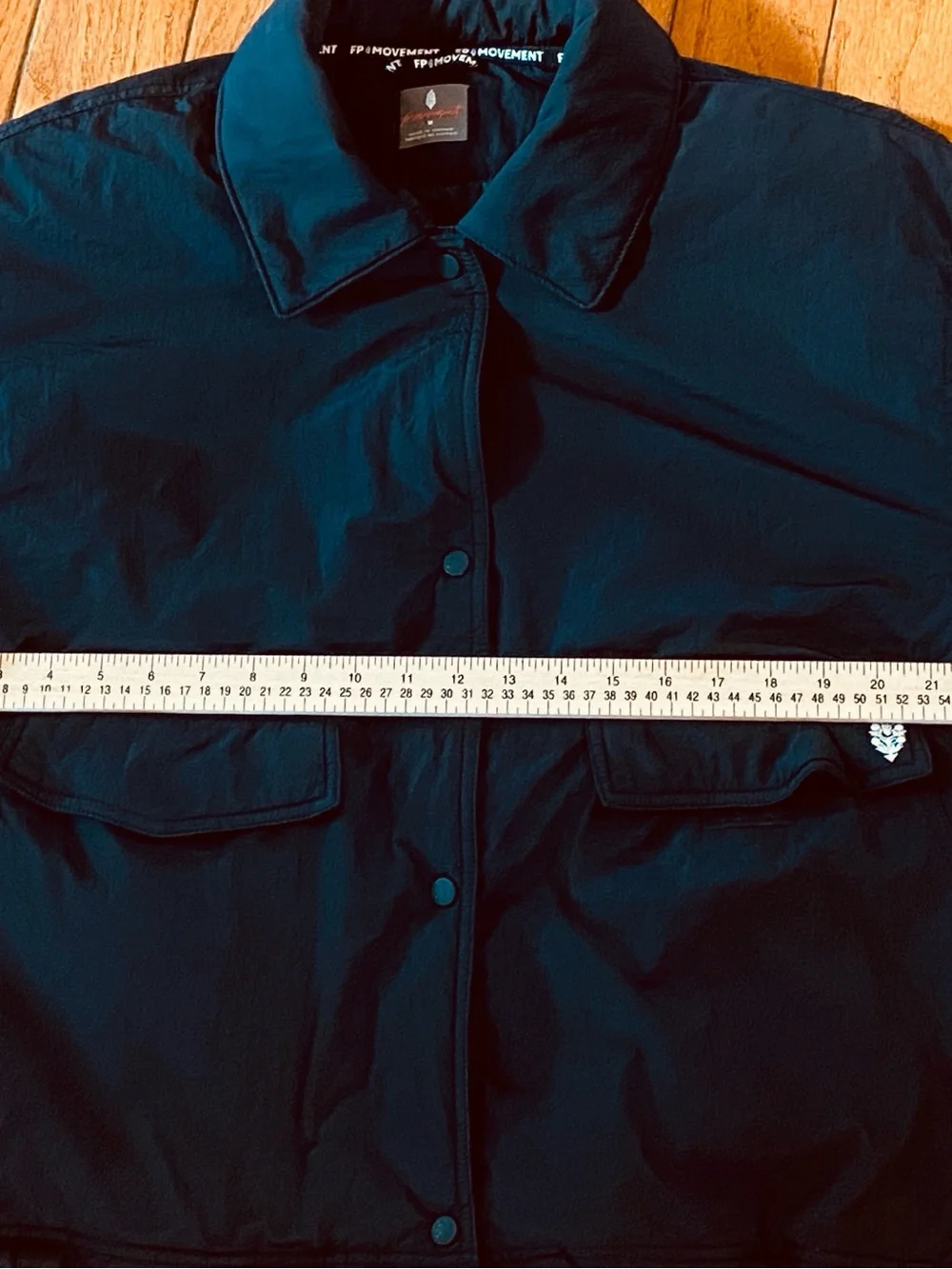 Free people off the bleachers coaches jacket Lightweight Black Women's medium